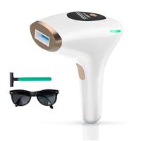 NALONEIPL Hair Removal Devices, Laser Hair Removal Device 999.999 Flashes for Women/Men, Up to 1200NM Wavelength, Two Mode, High Energy Levels Painless Laser Hair Removal for Whole Body (Gery)