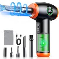 ISEYOU Compressed Air Duster, 3-Speed Adjustable Air Blower,