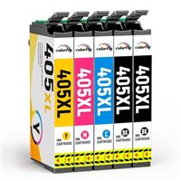 colorfly LC421XL Compatible Ink Cartridge Replacement for LC-421 / 421XL VAL Ink Cartridges Work with Epson DCP-J1050DW DCP-J1050DW MFC-J1010DW Printers (4 Pack)