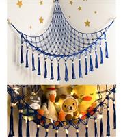 Teddy Hammock Toy Storage Net - Soft Cuddly Plushies Cute Accessories for Stuffed Animals, Teddy Bear Hammock squishmallow Kawaii Kids Nursery Decoration Baby Bedroom Aesthetic Decor
