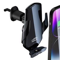 TWYAJYJ Car Phone Holder Wireless Charger, 15W Wireless Car Charger Auto Clamping, Qi Fast Charging Wireless Car Phone Holder for iPhone 16 15 14 13 12 11 Pro Max, Samsung Xiaomi and more