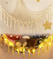 Teddy Hammock Toy Storage Net - Soft Cuddly Plushies Cute Accessories for Stuffed Animals, Teddy Bear Hammock squishmallow Kawaii Kids Nursery Decoration Baby Bedroom Aesthetic Decor