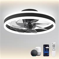 CHANFOK 20 Smart Ceiling Fans with Lights and Remote