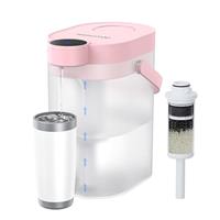 Waterdrop FreshTaste Soften Water Instant Electric Rechargeable Water Filter Jug, 4L Water Filter Dispenser, Reduce Calcium, Chlorine, Lead, Copper, Purify