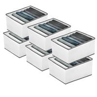 EASEVE 7 Grids Wardrobe Closet Organiser and Storage for Clothes
