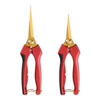FLORA GUARD Pruning Shears, Micro-Tip Pruning Snip Straight Garden Scissors Florist Scissor