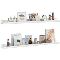 Lifewit Floating Shelves for Wall, Clear Plastic Shelf