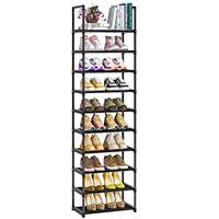 OYREL Shoe Rack, Sturdy Metal Shoe Rack Organizer,Narrow Shoe Rack,Shoe Racks for Closets,Shoes Rack,Shoe Stand,Shoe Shelf