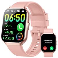 Smart Watch for Men Women Answer/Make Calls , 1.96" HD Touch Screen Smartwatch, Fitness Watch with Heart Rate/Sleep/SpO2 Monitor, IP68 Waterproof, 140+Sport Mode Activity Trackers for Android iOS