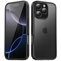 TIIXXA Matte Case for iPhone 13 6.1-Inch, Shockproof Drop Protection, Frosted Translucent Back Phone Cover, Anti-Fingerprint (Purple)