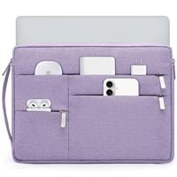 HYZUO 13.3 14 15 16 17 Inch Laptop Sleeve Bag with 3 Front Pockets and Side Handle Compatible with MacBook Pro 13/14/15/16, MacBook Air 13/15, Surface Laptop/Book/Pro, Dell XPS 13/14/15/16/17, A46