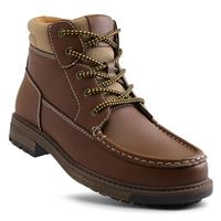 festooning Mens Boots Casual Chukka Faux Leather Boots for M