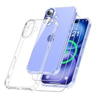 YisrLery 3 in 1 Phone Case Compatible with Samsung Galaxy S24 FE Case and 2 Pack Tempered Glass Screen Protector, Slim Soft TPU Shockproof Anti-Scratch Samsung S24 FE 5G Phone Case Silicone Clear