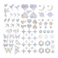 Sxutop 86 PCS Window Clings, Prism Windows Stickers, Suncatc