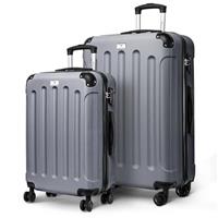 Skywander - 2-Piece Travel Suitcase Set - Hard Shell Luggage 67x44.5x24.5cm & 77.5x51x29.5cm - 24" & 28" Lightweight Spinner with TSA Lock, Durable Carry-on, Smooth 360 Wheels, Airline Approved