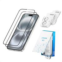 Anker 9H+ Glass for iPhone 15 PIus Screen Protector, Militar