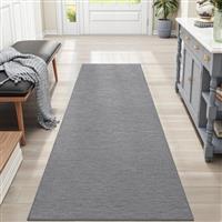 DEXI Runner Rug, Extra Long Non-Slip Dirt Trapper Mat, Rubber Backed Kitchen Rugs, Thin and Washable Floor Carpet Runners for Hallway Entryway Laundry Besides