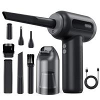 Compressed air Duster - 120000RPM 3 Speeds Electric Air Duster, 7600mAh Battery Cordless Dust Blower for Keyboard Cleaner,Rechargeable Air Blower AIC Can for Office Computers