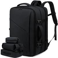 LOVEVOOK Travel Backpack Cabin Size Men Women, Carry on 40L BackpackLarge Expandable Flight Approved Hand Luggage Backpacks,Laptop Rucksack 17 Inch, Weekender Hiking Bag