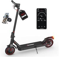 iScooter Electric Scooter, i9 Electric Scooters Adult, 8.5Solid Tires, 30km Range, 3 Speed Mode, Foldable Electric Scooters with APP, Double Braking System for Adults and Teens