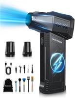 Solareye Compressed Air Duster PC Cleaner,180000RPM Air Blower for PC Cleaning, Electric air Blower, 3-Speed Cordless Rechargeable Reusable Compressed Air Blaster for Laptop Computers Keyboard 1