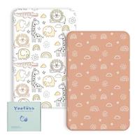 Yoofoss Baby Crib Sheets for Boys Girls 2 Pack