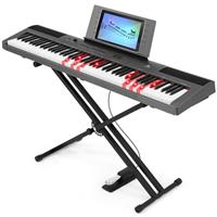 MUSTAR Digital Piano 88 Semi Weighted Keys with Stand Touch Sensitivity, Full Size Keyboard for Birthday Holiday Gifts, Bluetooth Connection, Portable Case, Sustain Pedal