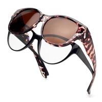 Face Shadow Polarized Sunglasses Fit Over Glasses for Women Oversized Sunglasses to Go Over Glasses UV Protection Lightweight
