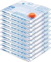 Vacuum Storage Bags 8 Combo (3 Jumbo/3Large/2 Medium), Space Saver Sealer Bags, Airtight Compression Bags for Clothes, Pillows, Comforters, Blankets, Bedding