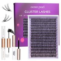 Ocean Pearl Cluster Lashes Kit DIY Individual Eyelash Extension Kit False Eyelashes