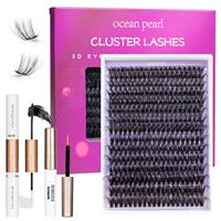Ocean Pearl Cluster Lashes Kit DIY Individual Eyelash Extension Kit False Eyelashes