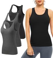 Ymmchy Men's Sleeveless Tank Tops Gym Vest Top Workout Y-Bac