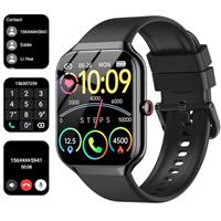 Smart Watch for Men Women Answer/Make Call, 1.96" HD Touch Screen SmartWatch,Heart Rate/SpO2/Sleep Monitor, 100+ Sport Activity Tracker Step Counter, IP68 Waterproof Fitness Tracker for Android iOS
