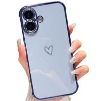 ZTOFERA Case for iPhone 16 Pro Max, Aesthetic Silver Phone C