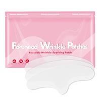 Reusable Forehead Wrinkle Patches, Silicone Anti Wrinkles Patches, Moisturizing Forehead and Between Eyes, Frown Line Remover Mask for Face Overnight, Women Facial Kit for Beauty Skincare, 3 Pcs