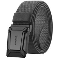 JUKMO Stretch Tactical Belt for Men, Military Work Rigger Hiking 1.5" Elastic Nylon Web Ratchet Quick Release Belt in Gift Box