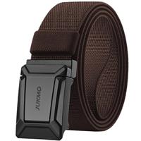 JUKMO Stretch Tactical Belt for Men, Military Work Rigger Hiking 1.5" Elastic Nylon Web Ratchet Quick Release Belt in Gift Box