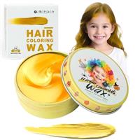 Temporary Hair Color Wax for Kids, DIY Colored Hairstyle Dye Mud, Washable Instant Styling Pomade for Girls Boys Youth, Disposable Coloring Gel Cream for Women Men Halloween Cosplay Party