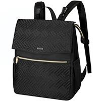 LANDICI Baby Changing Bag Backpack, Multifunction Nappy Change Back Pack Stylish Baby Travel Diaper Bags with Changing Mat, Stroller Straps for Mum Dad Boy Girls