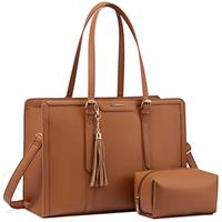 LOVEVOOK Laptop Tote Handbags for Women 2 Set