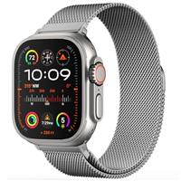 Original Stainless Steel Milanese Loop Compatible with Apple Watch Straps 38mm 40mm 41mm 42mm 44mm 45mm 46mm 49mm, Women & Men Magnetic Strap for iWatch Ultra/Ultra 2, SE, Series 10 9 8 7 6 5 4 3 2 1