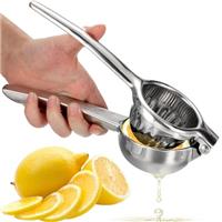 OVOS Citrus Juicer Lemon Press Squeezer Made from Unbreakable 18/8 Stainless Steel Manual Orange Lemon and Lime Juice Fruit Squeezer for Maximal BPA Free and Dishwasher Safe