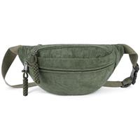Aucuu Corduroy Waist Bag, Corduroy Bumbag, Women's Shoulder Bag, Belt Bag, Fashion Sports Chest Bag with Adjustable Shoulder Straps, Waist Bags for Daily Use, Outdoor Sports, Hiking, Travel, School