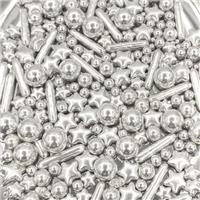 Lozadia 100g Edible Sprinkles Metalic Pearl Sprinkles Of Pearl Sugar Cake Sprinkles, Edible Cake Decorations, Sugar Balls for Cupcake Cakes Sprinkle On Birthday Wedding Party