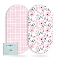Yoofoss Baby Crib Sheets for Boys Girls 2 Pack