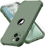ORETECH for iPhone 14 Case 6.1 inch, with [2 Pack Screen Protector] [Camera Lens Guard] [15FT Military Grade Drop Test] 360 Shockproof Slim Fit Design Rubber Bumper Phone Cover