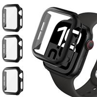 3 Pack Hard Case for Apple Watch Screen Protector 42mm 46mm