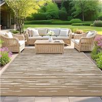 SHACOS Garden Outdoor Rugs, Waterproof Patio Rugs, Reversible Plastic Grass Rugs, UV Resistant Patio Rugs for Patio Deck Beach