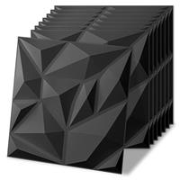 Art3d Decorative 3D Wall Panels, PVC Interior Wall Decor, 11.8"x11.8"