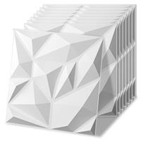 Art3d Decorative 3D Wall Panels, PVC Interior Wall Decor, 11.8"x11.8"